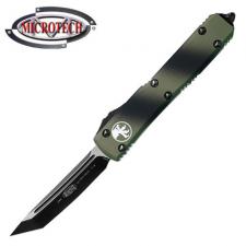 Нож Microtech Ultratech Black 123-1GC с автоматическим открытием/закрытием клинка.