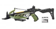 Арбалет-пистолет Man Kung MK TCS2 Alligator 2 с прикладом (Зеленый)
