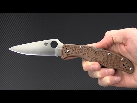Складной нож Spyderco Endura Flat Ground Brown C10FPBN