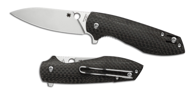 Складной нож Spyderco C195CFP Brad Southard Positron Flipper, Carbon Fiber
