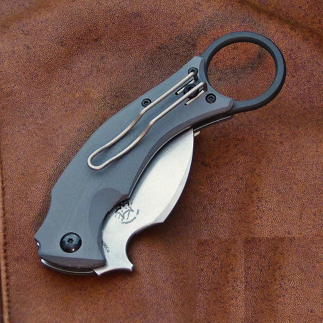 Складной нож Fox 591 SW BLACK BIRD Karambit