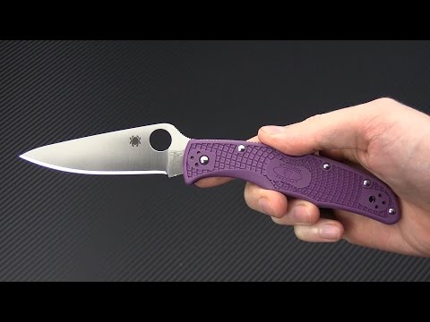 Складной нож Spyderco Endura Flat Ground Purple C10FPPR