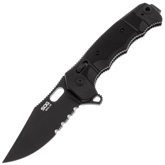 Складной нож SOG 12-21-05-57 SEAL XR (SERRATED)