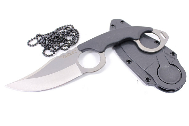 Нож с фиксированным клинком фирмы Cold Steel "Double Agent II" CS/39FN