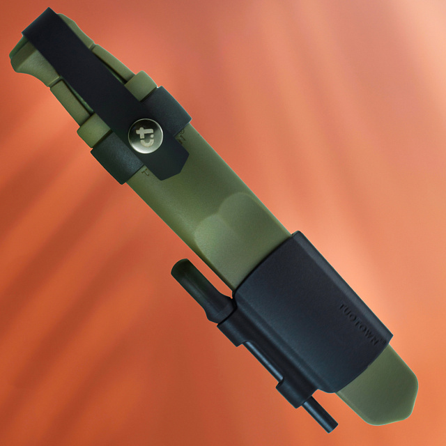 Нож HUNTER 1 + огниво и алмазный брусочек (сталь AUS-8)
