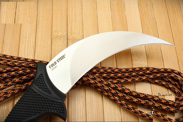 Нож с фиксированным клинком фирмы Cold Steel  "Steel Tiger" CS/49KS Japan