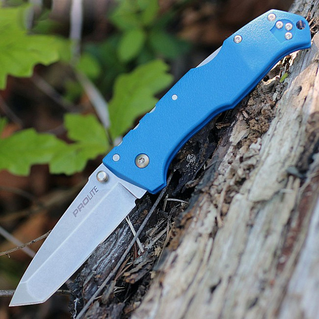 Складной нож Cold Steel CS20NSTLU Pro Lite Tanto Point Blue (сталь 4116 German)