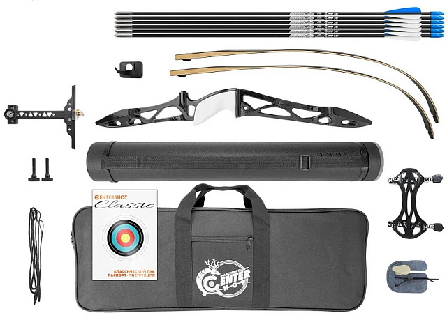 Лук рекурсивный Centershot Classic 68" 30# (13,5кг.) с комплектом
