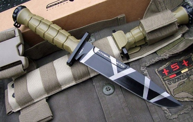 Нож морского пехотинца EXTREMA RATIO MK2.1 EX/128MK2DW Desert Camo