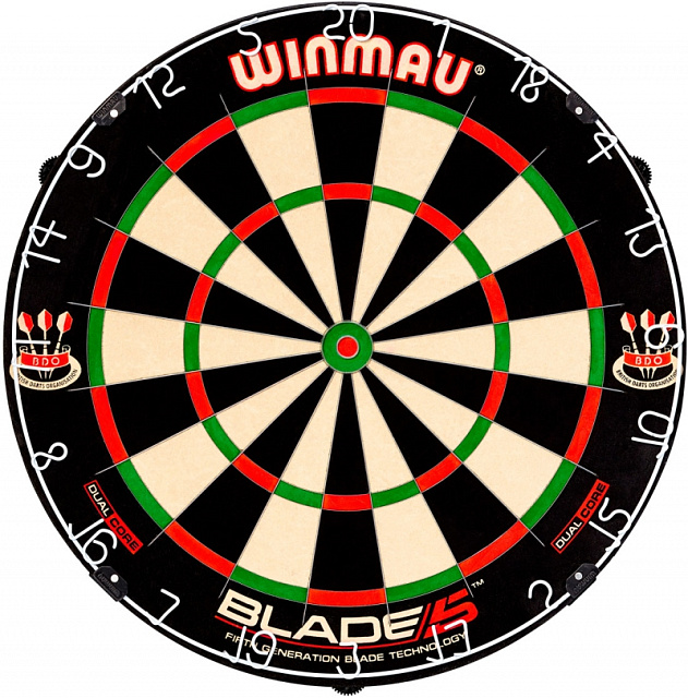 Мишень Winmau Blade 5 Dual Core (Профессиональный уровень)