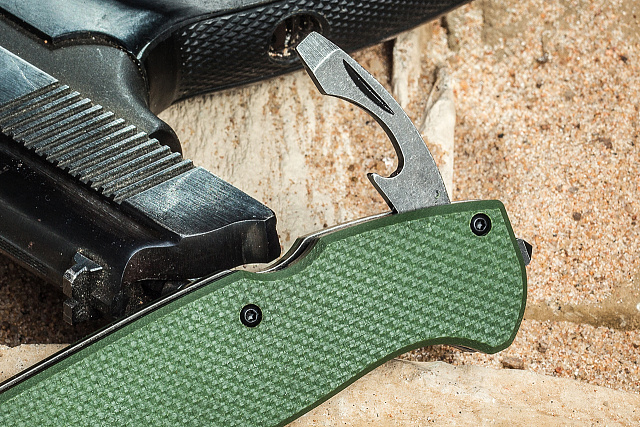 Складной нож Kizlyar Supreme Ute сталь 440C GT Green G10