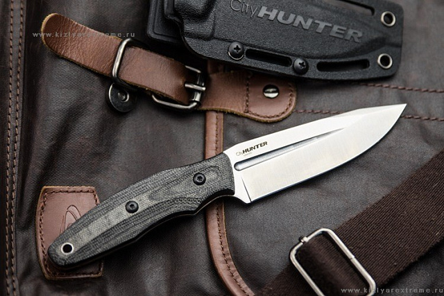 Нож Kizlyar Supreme CITYHUNTER AUS-8 STONEWASH