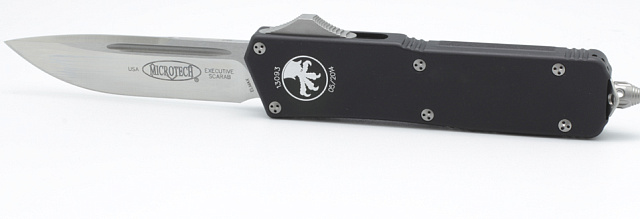 Нож Microtech Scarab Executive Satin 176-4 с автоматическим открытием/закрытием клинка
