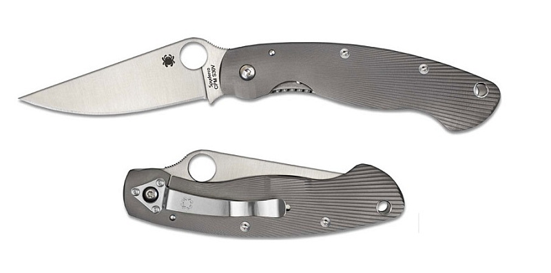 Складной нож Spyderco Military Titanium C36TIFP