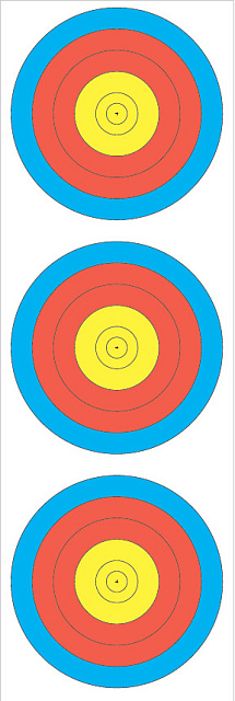 Мишень JVD TARGET FACE FITA Las Vegas