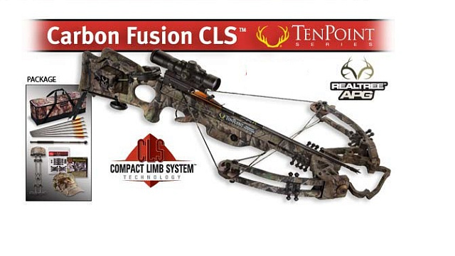 Арбалет Ten Point  Carbon Fusion CLS - с механическим натяжителем «ACUdraw» USA.