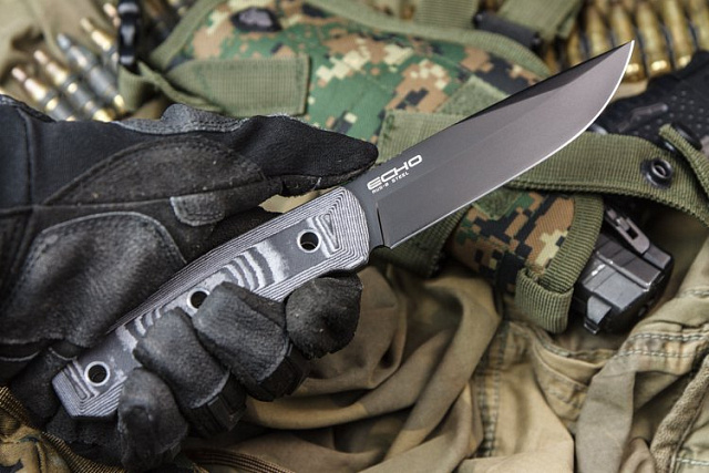 Нож Kizlyar Supreme Echo AUS-8 BT