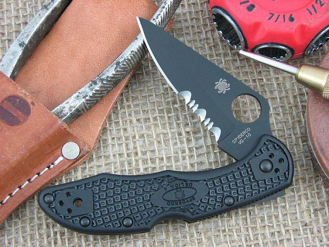 Складной нож Spyderco Delica C11PSBBK