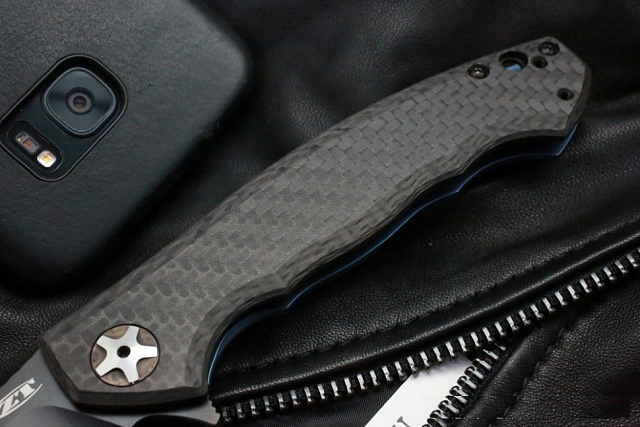 Складной нож ZERO TOLERANCE модель ZT 0452CFBLUBLK Sinkevich
