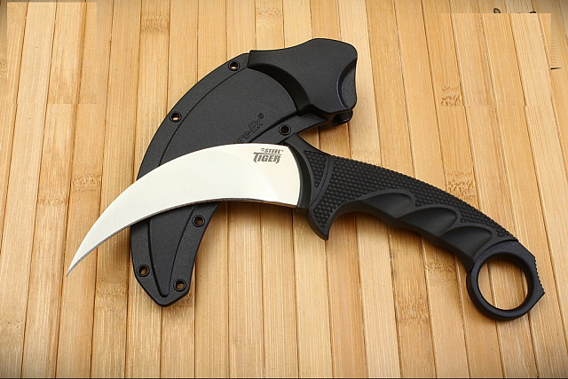 Нож с фиксированным клинком фирмы Cold Steel  "Steel Tiger" CS/49KS Japan