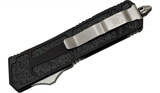 Нож Microtech Scarab QD Black 178-1 с автоматическим открытием/закрытием клинка