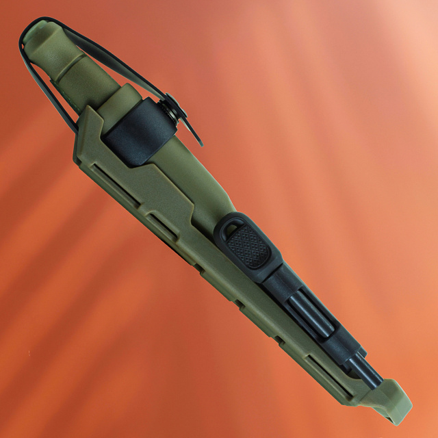 Нож HUNTER 1 + огниво и алмазный брусочек (сталь AUS-8)