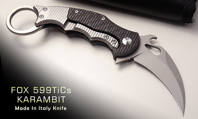 Складной нож Fox 599TiCS KARAMBIT