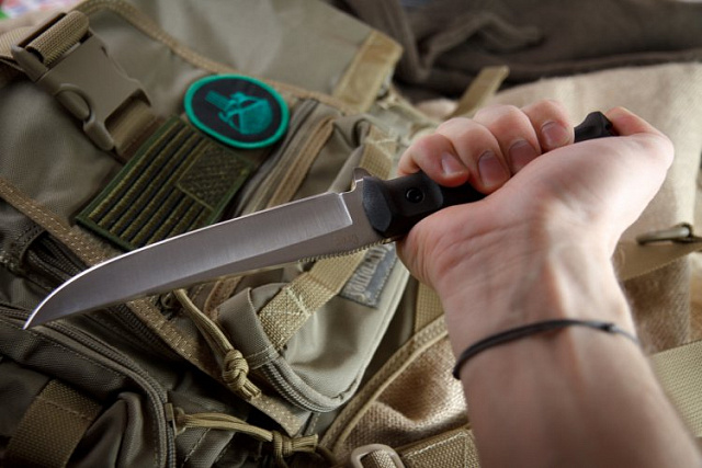 Нож Kizlyar Supreme "Croc" Satin AUS-8