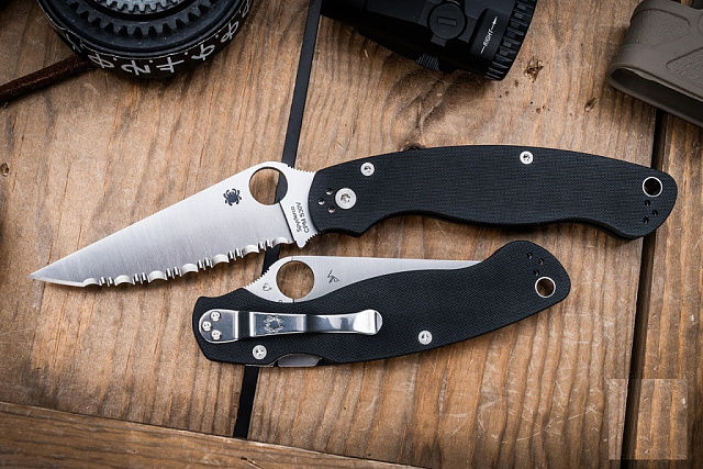 Нож Spyderco Military 2 Serrated C36GS2 (Сталь S30V)