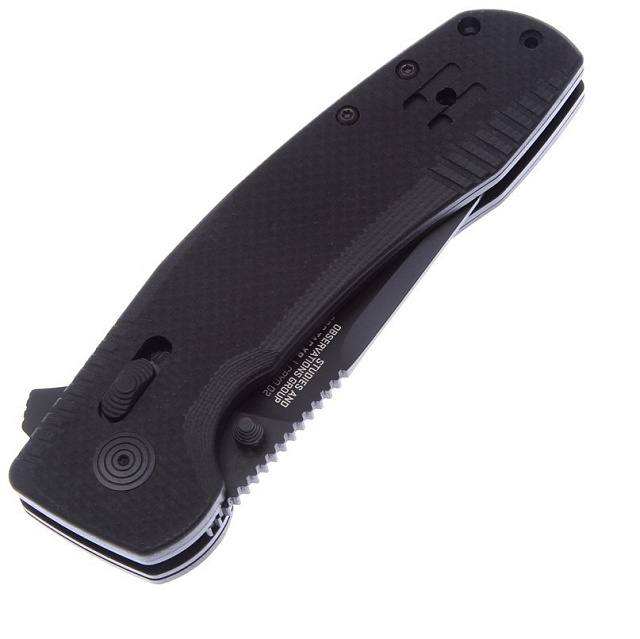 Нож SOG TAC XR BLACKOUT 12-38-01-57 (сталь D2)