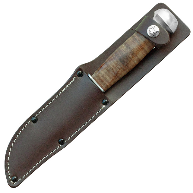 Нож FOX European Hunter 610/11R рукоять наборная кожа