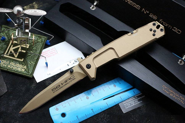 Складной нож EXTREMA RATIO NEMESIS (Немесис) EX/136NEMGOLD Limited Edition
