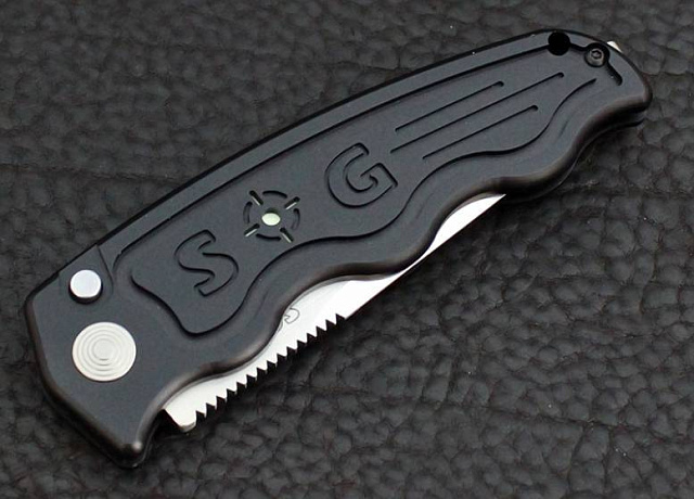 Складной автоматический нож SOG-TAC ST01 (сталь Aus 8)