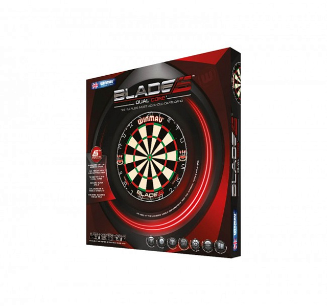 Мишень Winmau Blade 5 Dual Core (Профессиональный уровень)
