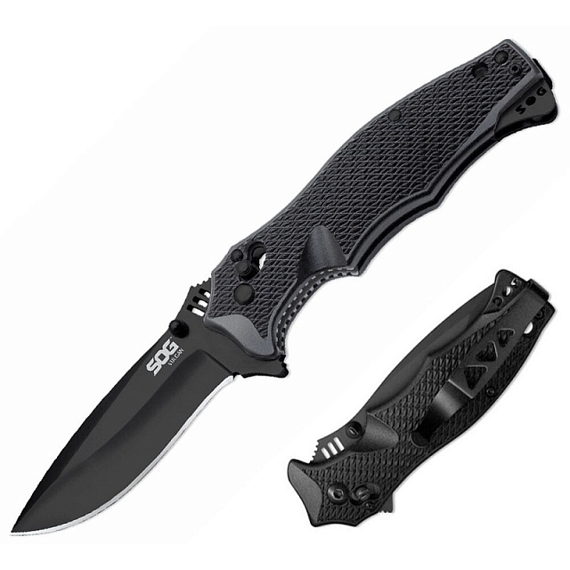 Складной нож SOG Vulcan Black  VL-11 (сталь VG-10)