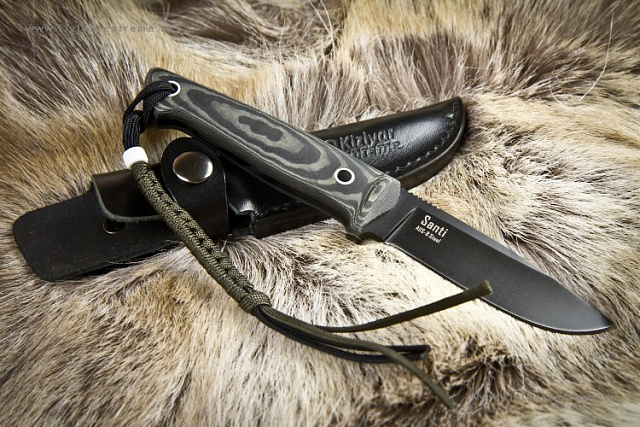 Нож Kizlyar Supreme Santi Black AUS-8