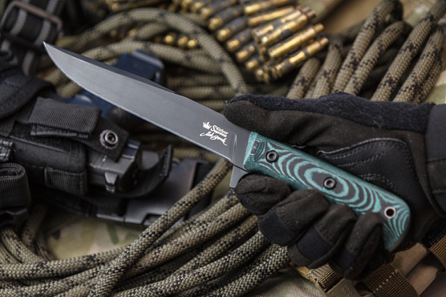 Нож Kizlyar Supreme "Intruder" Black сталь D2