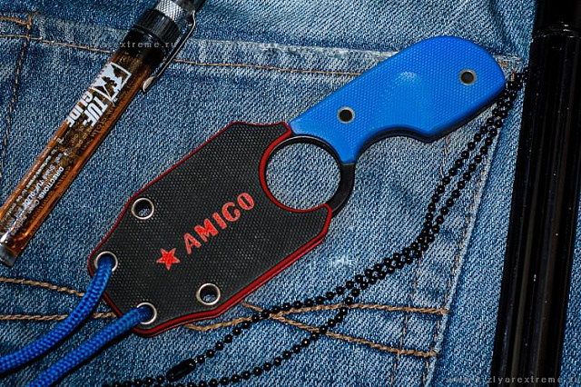 Нож Kizlyar Supreme "Amigo Z" D2  BT bluh