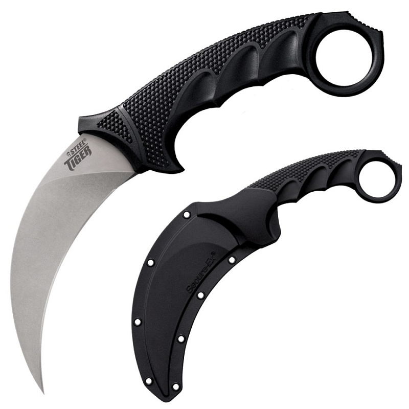 Нож с фиксированным клинком Cold Steel CS/49KST Steel Tiger StoneWash