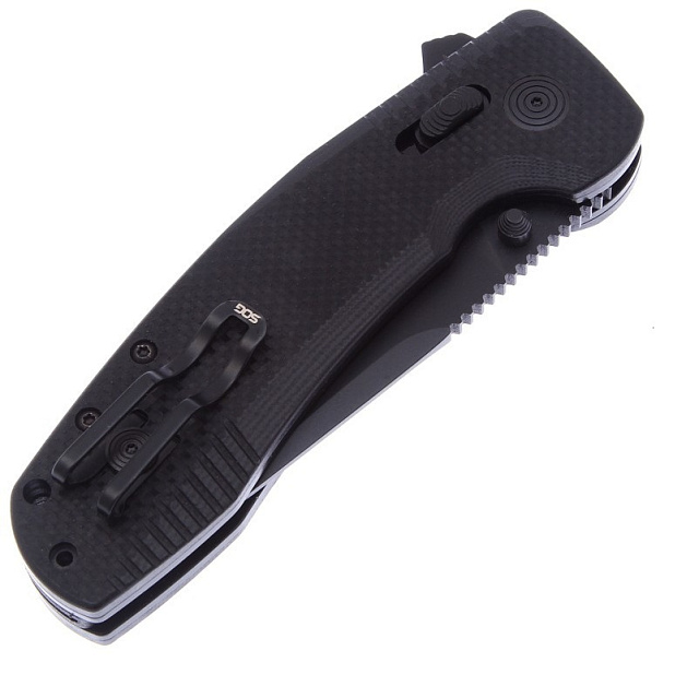Нож SOG TAC XR BLACKOUT 12-38-01-57 (сталь D2)