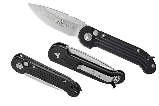 Нож Microtech LUDT 135-10 c автоматическим открытием клинка.