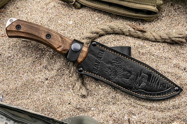 Нож Kizlyar Supreme SAFARI AUS-8 STONEWASH
