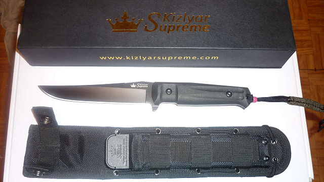 Нож Kizlyar Supreme "Croc"  AUS-8 bt