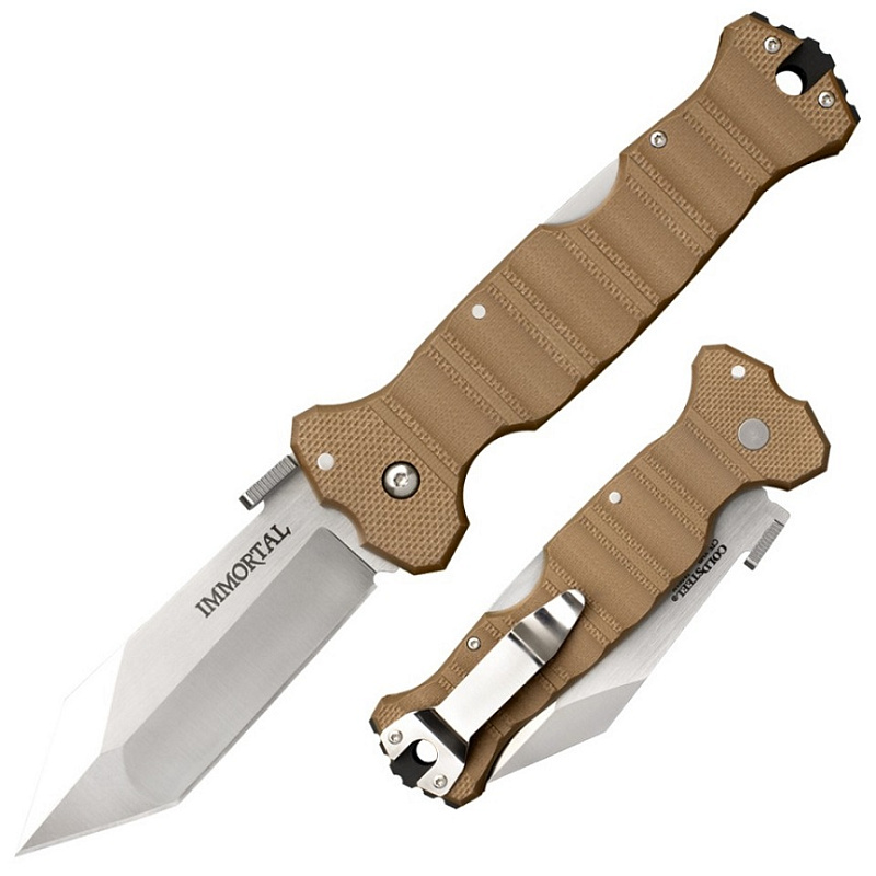 Складной нож Cold Steel CS23GVB Immortal Coyote Tan - сталь CTS-XHP